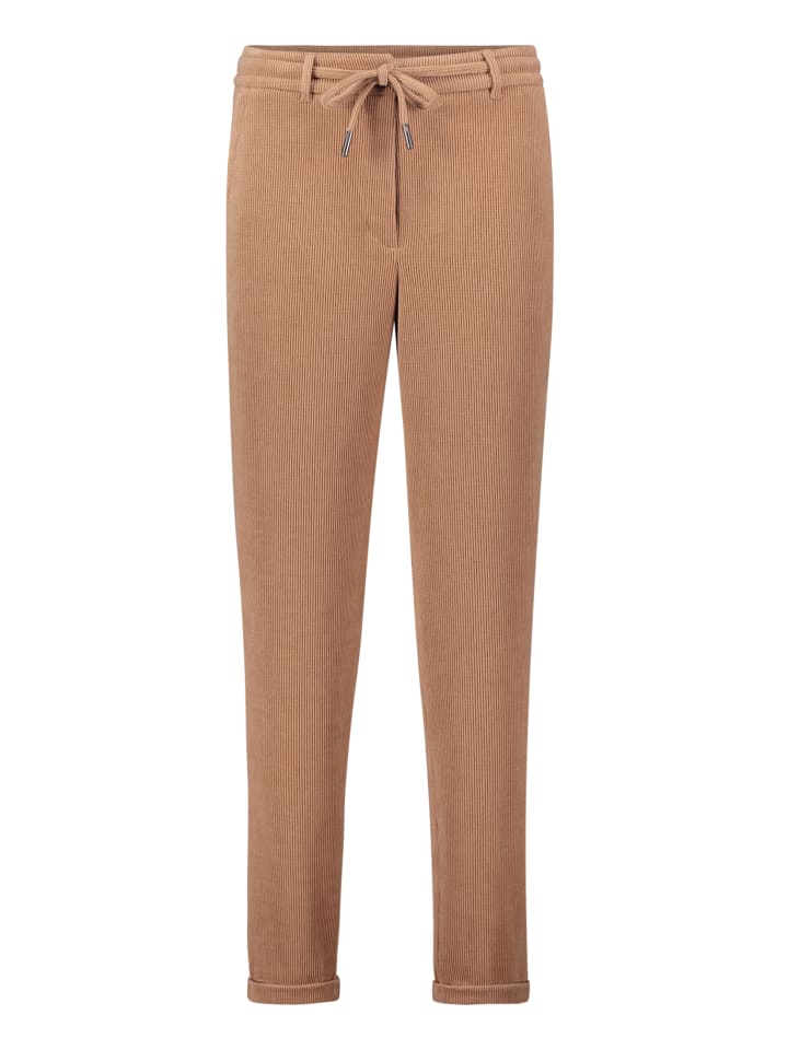 Тканевые брюки BETTY & CO Casual-Hose mit Struktur, бежевый 
Тканевые брюки BETTY & CO Casual-Hose mit Struktur, бежевый