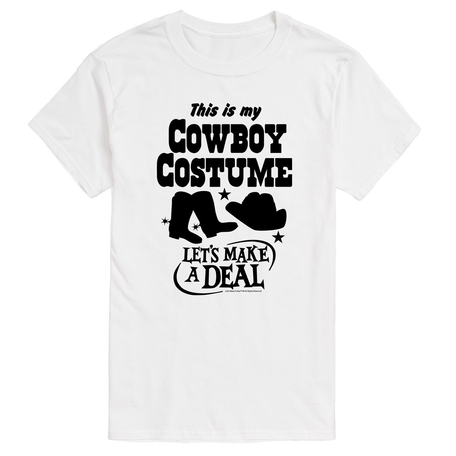 Мужская ковбойская футболка «Давайте сделаем сделку» Licensed Character
Мужская ковбойская футболка «Давайте сделаем сделку» Licensed Character