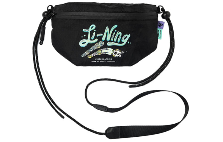 LINING Стильная спортивная сумка-кроссбод через плечо на молнии унисекс черная
LINING Стильная спортивная сумка-кроссбод через плечо на молнии унисекс черная