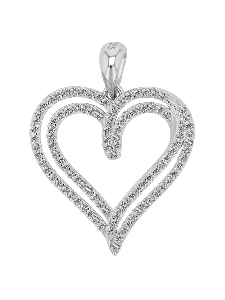Adeliás Женский кулон в форме сердца из серебра 925 пробы с кубическим цирконием в серебряной оправе
Adeliás Женский кулон в форме сердца из серебра 925 пробы с кубическим цирконием в серебряной оправе