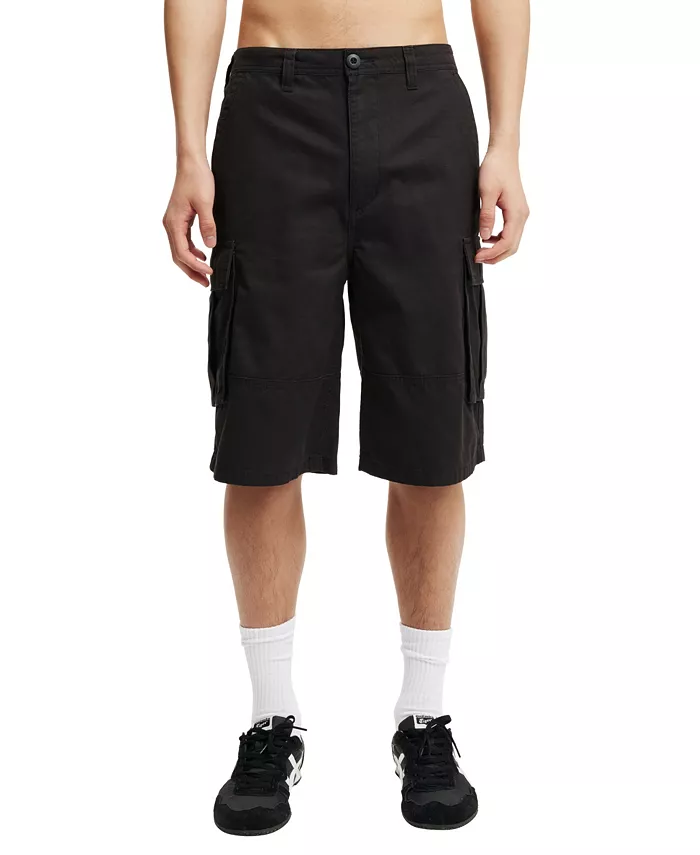 Мужские мешковатые шорты карго COTTON ON, черный
Мужские мешковатые шорты карго COTTON ON, черный