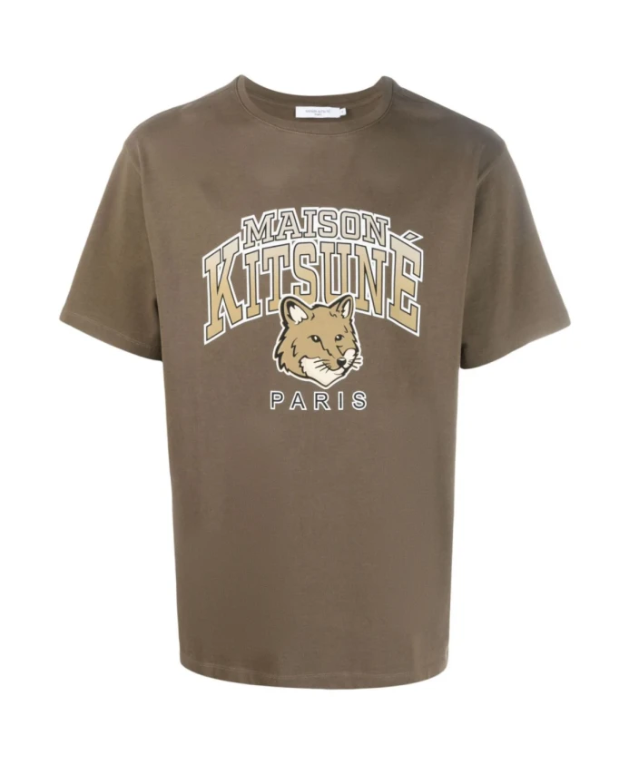 Футболка Campus Fox в свободном стиле Maison Kitsunã, зеленый
Футболка Campus Fox в свободном стиле Maison Kitsunã, зеленый