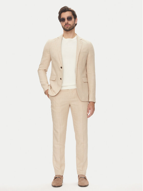 Костюм slim fit 30-606060 Lindbergh, бежевый
Костюм slim fit 30-606060 Lindbergh, бежевый