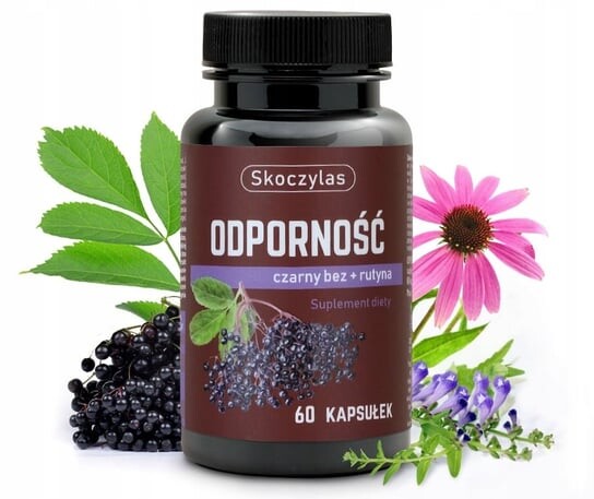 Skoczylas, Бузина для иммунитета + рутин, 60 капсул.
Skoczylas, Бузина для иммунитета + рутин, 60 капсул.
