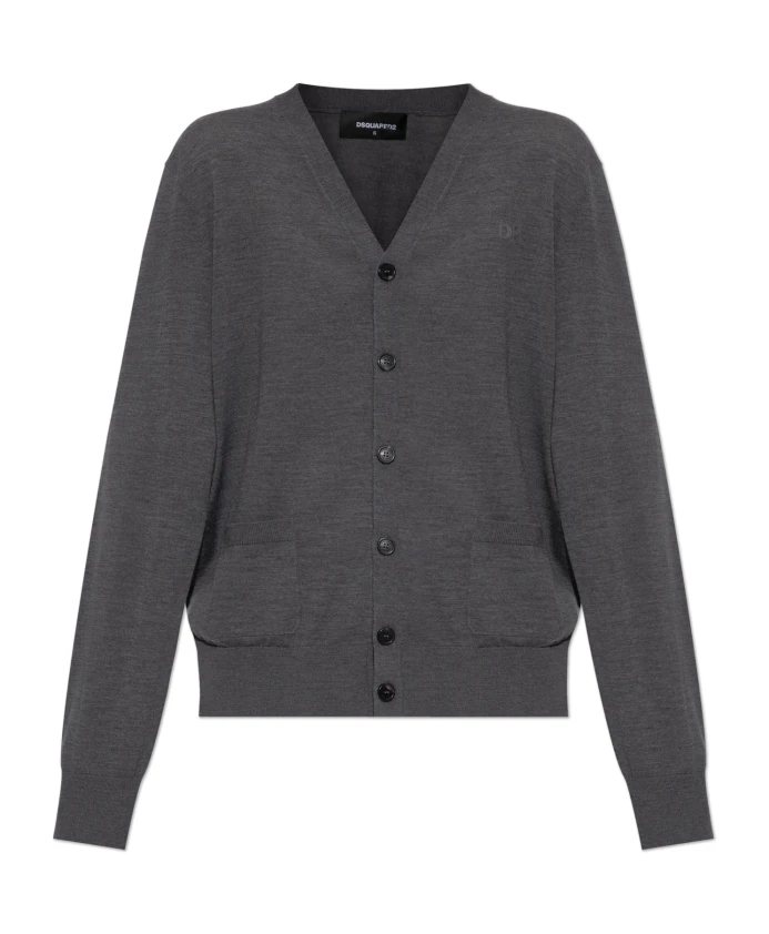 Шерстяной кардиган Dsquared2, серый
Шерстяной кардиган Dsquared2, серый