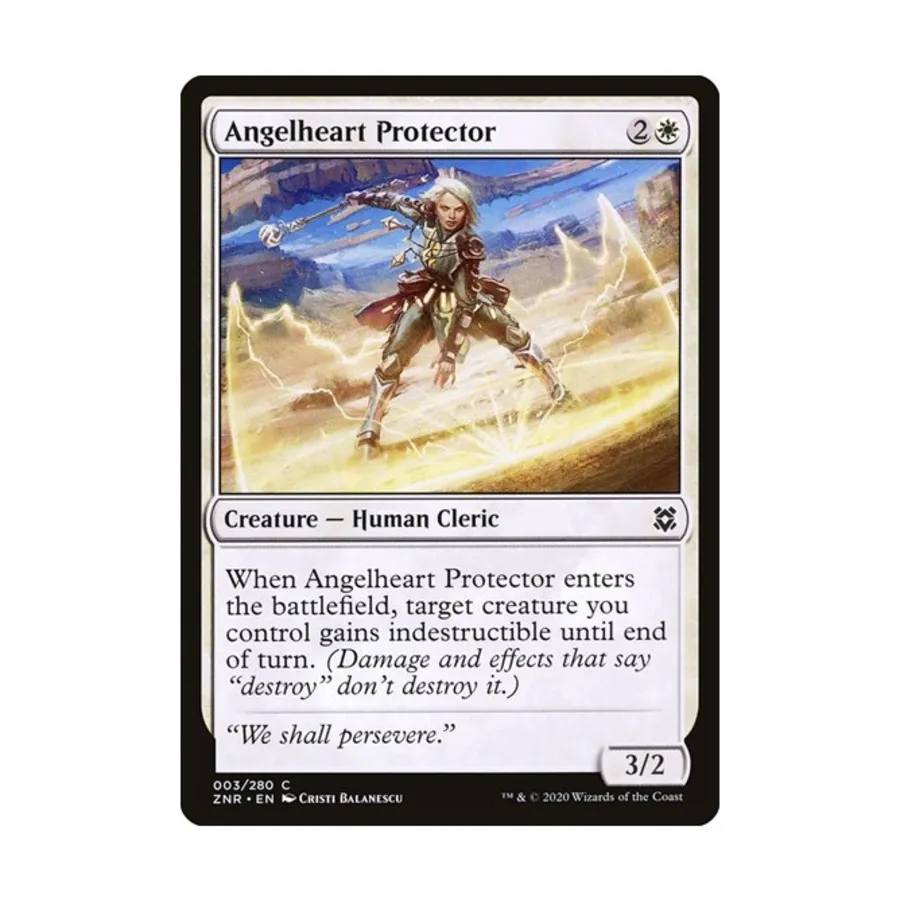 CCG Защитник Сердца Ангела (клавиша C), MTG - Zendikar Rising
CCG Защитник Сердца Ангела (клавиша C), MTG - Zendikar Rising