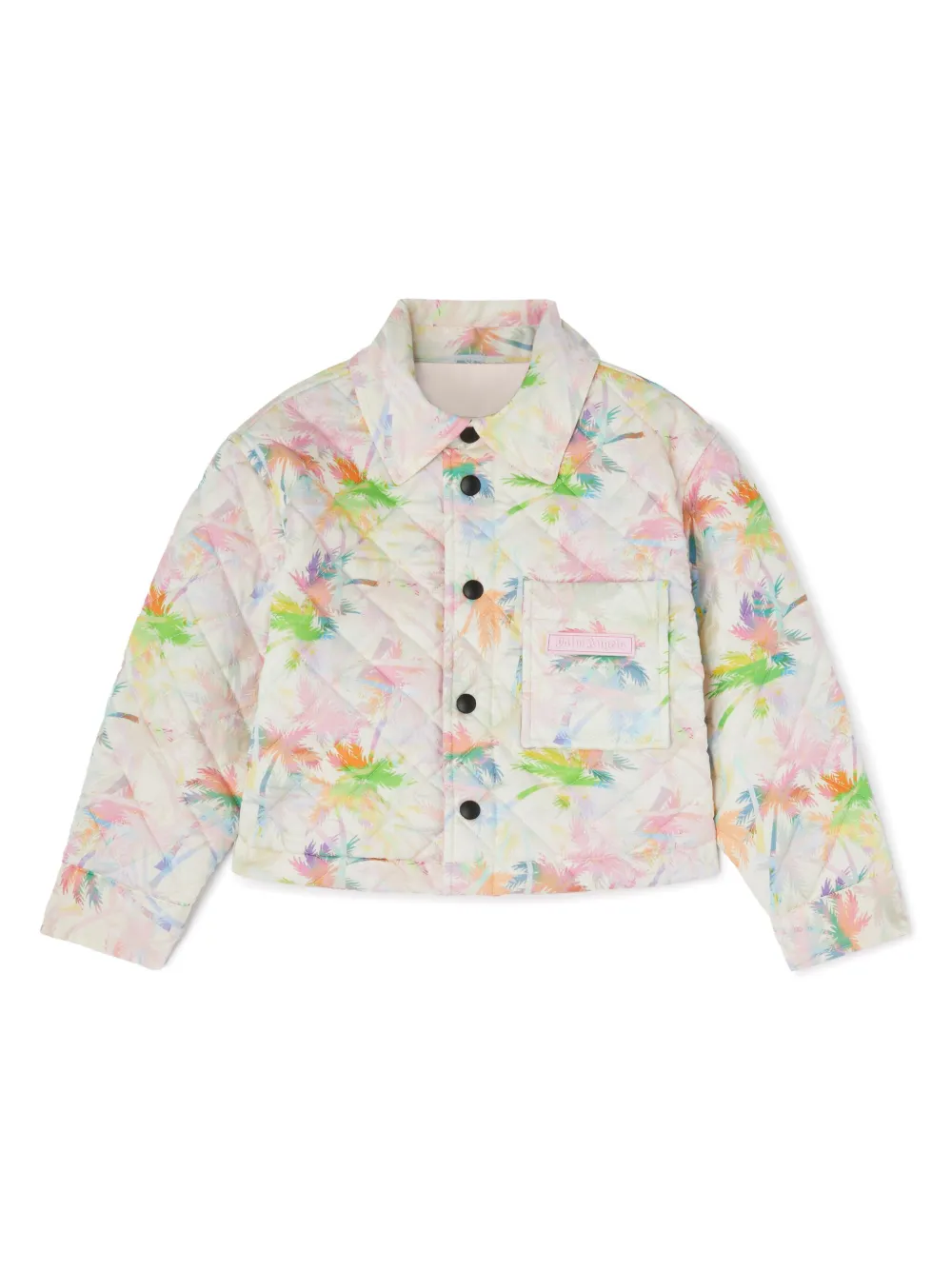 Двусторонний пуховик с принтом Palm Angels Kids, белый
Двусторонний пуховик с принтом Palm Angels Kids, белый