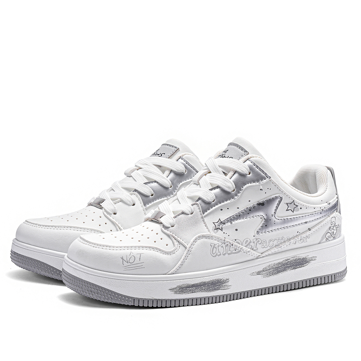 The Simpsons Кроссовки для скейтбординга унисекс низкие классические черно-белые/бело-серые/голубые Маргарет с бело-серым, цвет White Gray
The Simpsons Кроссовки для скейтбординга унисекс низкие классические черно-белые/бело-серые/голубые Маргарет с бело-серым, цвет White Gray