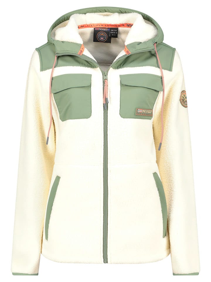 Geographical Norway Флисовая куртка "Тулуза" кремового/оливкового цвета
Geographical Norway Флисовая куртка "Тулуза" кремового/оливкового цвета