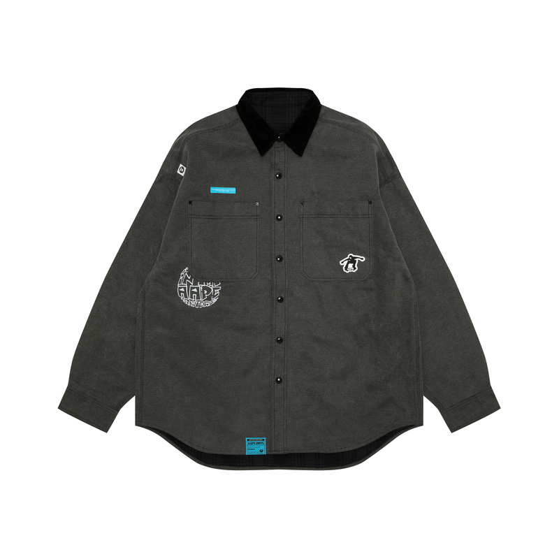 Рубашка с вышивкой логотипа A Bathing APE Aape, черный
Рубашка с вышивкой логотипа A Bathing APE Aape, черный