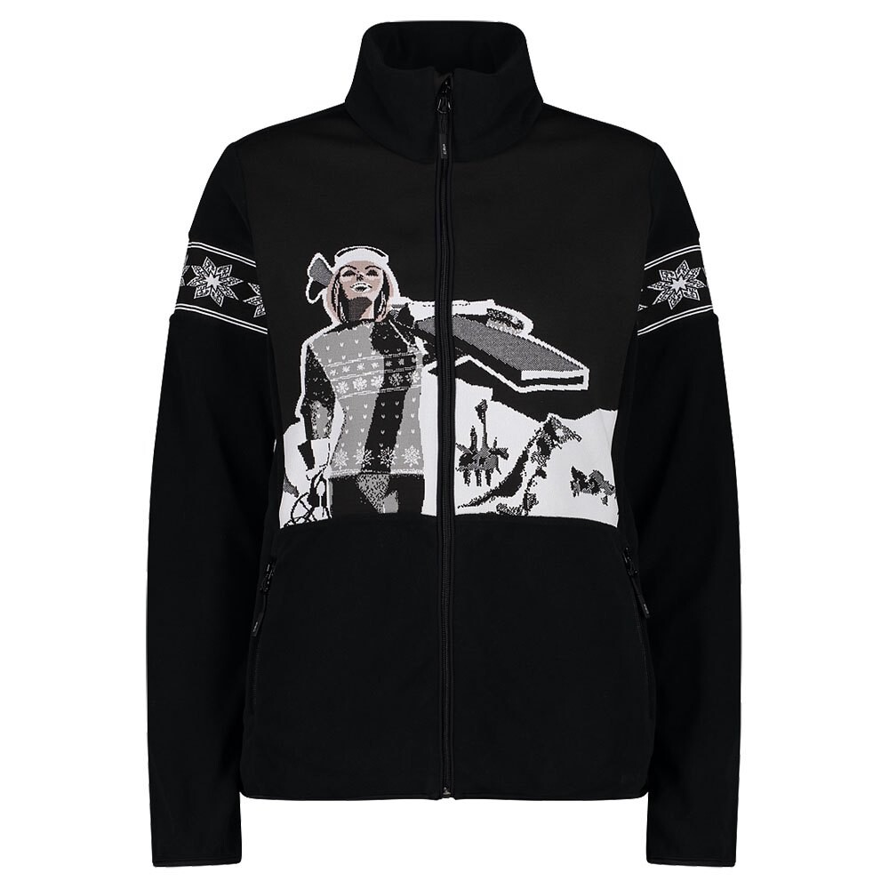 Флис CMP 31J1136 full zip, черный
Флис CMP 31J1136 full zip, черный