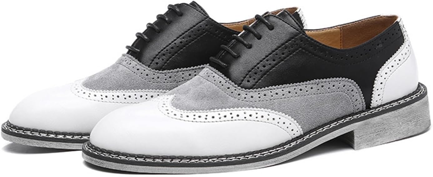 Мужские классические кожаные туфли с шнуровкой, броги, оксфорды, классические туфли с крыльями, двухцветные дерби, выпускные туфли, модные кожаные туфли с круглым носком для деловых и формальных мероприятий Generic, черный
Мужские классические кожаные туфли с шнуровкой, броги, оксфорды, классические туфли с крыльями, двухцветные дерби, выпускные туфли, модные кожаные туфли с круглым носком для деловых и формальных мероприятий Generic, черный