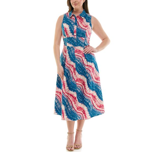 Женская рубашка-платье из пряжи с набивным рисунком Nicole Miller, цвет tie dye wave
Женская рубашка-платье из пряжи с набивным рисунком Nicole Miller, цвет tie dye wave