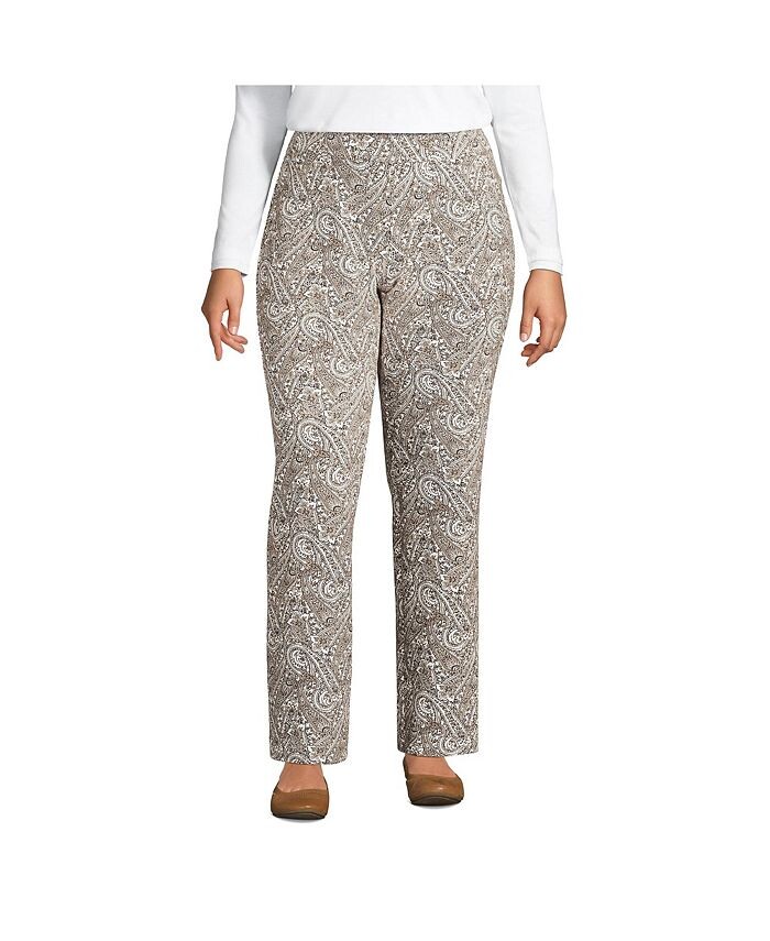 Брюки больших размеров с морской звездой, средней посадкой, прямые брюки с эластичной резинкой на талии Lands' End, коричневый
Брюки больших размеров с морской звездой, средней посадкой, прямые брюки с эластичной резинкой на талии Lands' End, коричневый