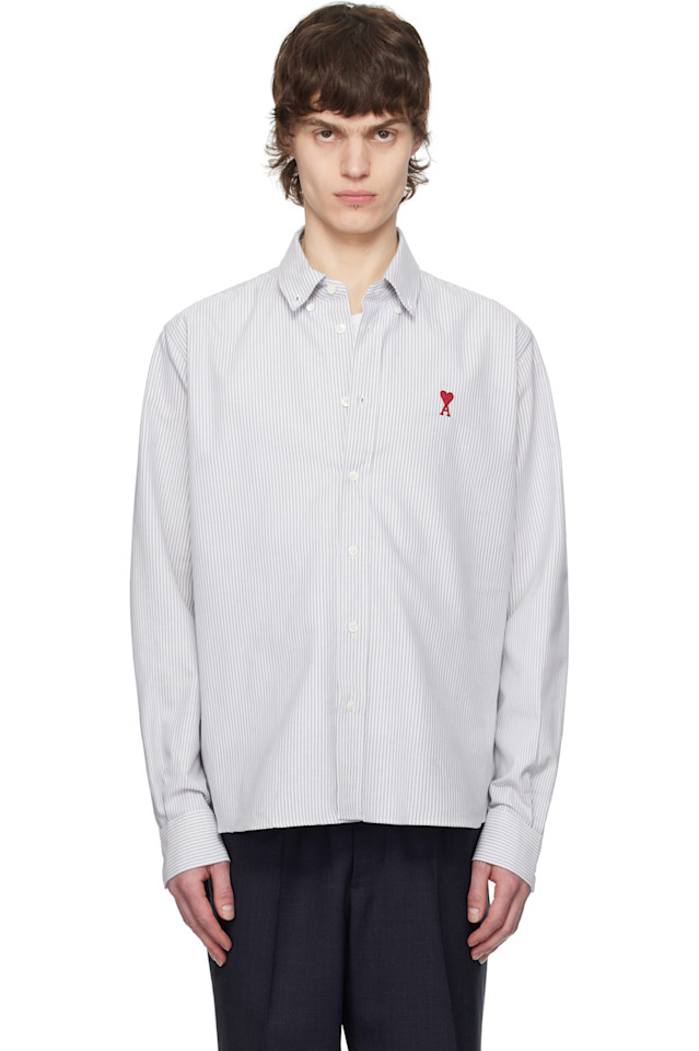 Хлопковая рубашка на пуговицах ami de coeur Ami Paris, мультиколор
Хлопковая рубашка на пуговицах ami de coeur Ami Paris, мультиколор