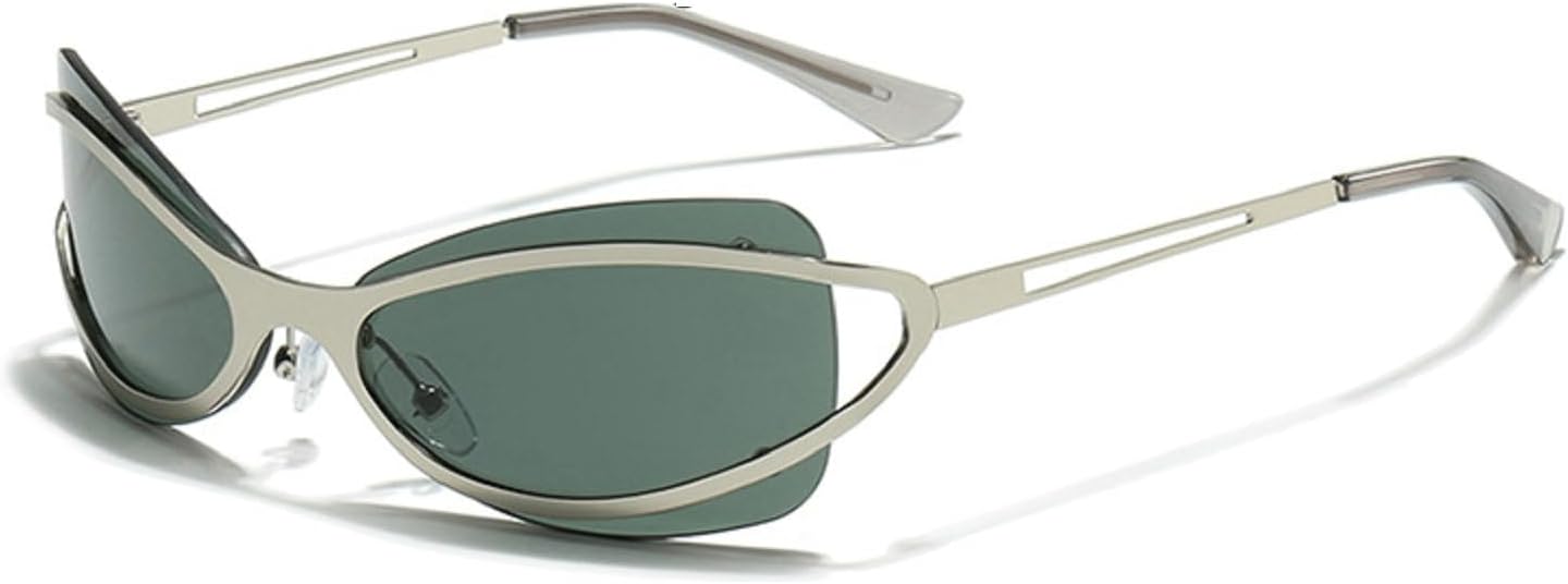 Винтажные солнцезащитные очки неправильной формы для женщин, 2025 год, роскошная модная металлическая оправа, стиль Y2K, панк, солнцезащитные очки для путешествий, защита от ультрафиолета UV400 mincl, Green
Винтажные солнцезащитные очки неправильной формы для женщин, 2025 год, роскошная модная металлическая оправа, стиль Y2K, панк, солнцезащитные очки для путешествий, защита от ультрафиолета UV400 mincl, Green