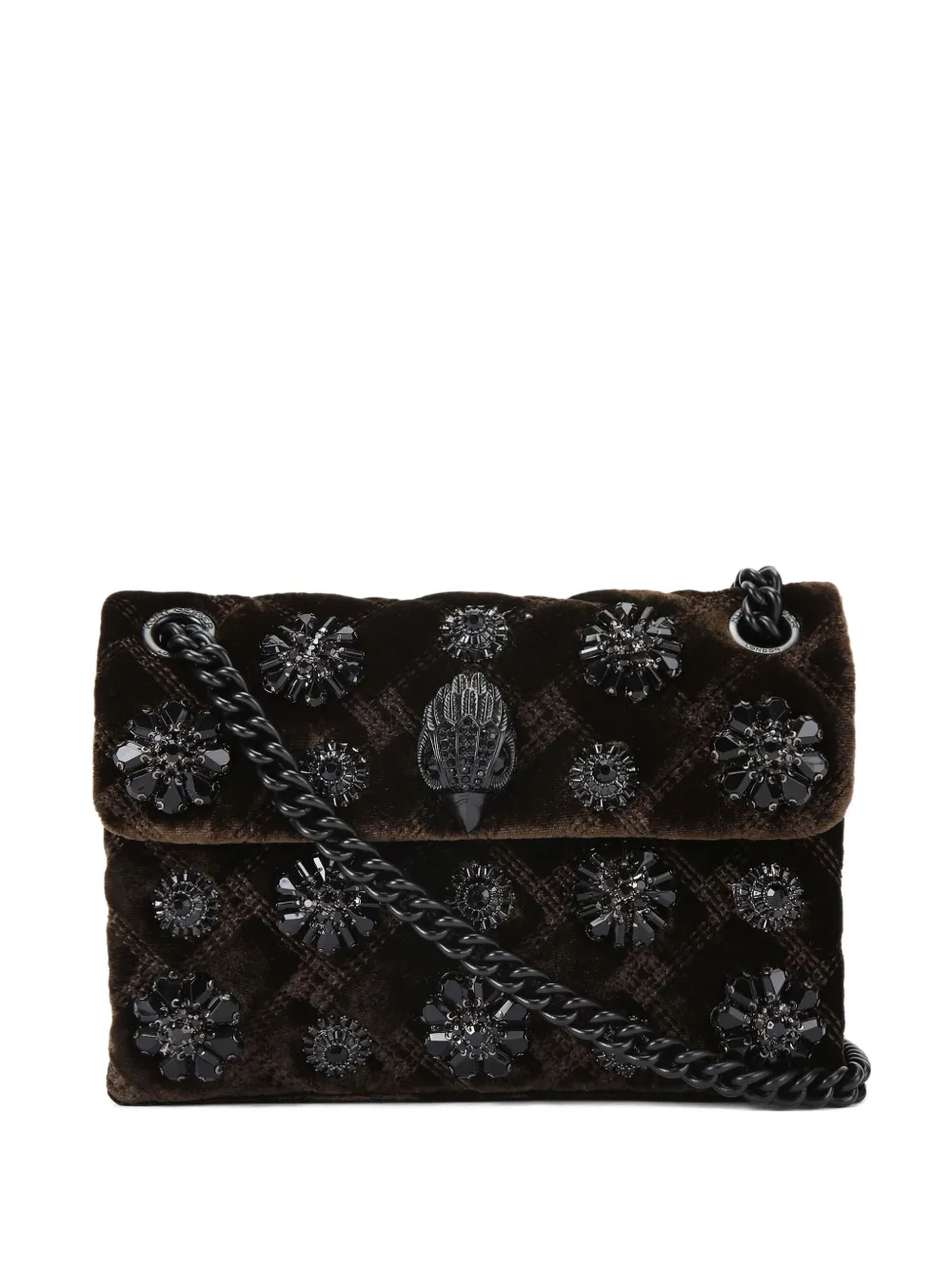 Мини-сумка через плечо Kensington с инкрустацией кристаллами Kurt Geiger London, коричневый
Мини-сумка через плечо Kensington с инкрустацией кристаллами Kurt Geiger London, коричневый