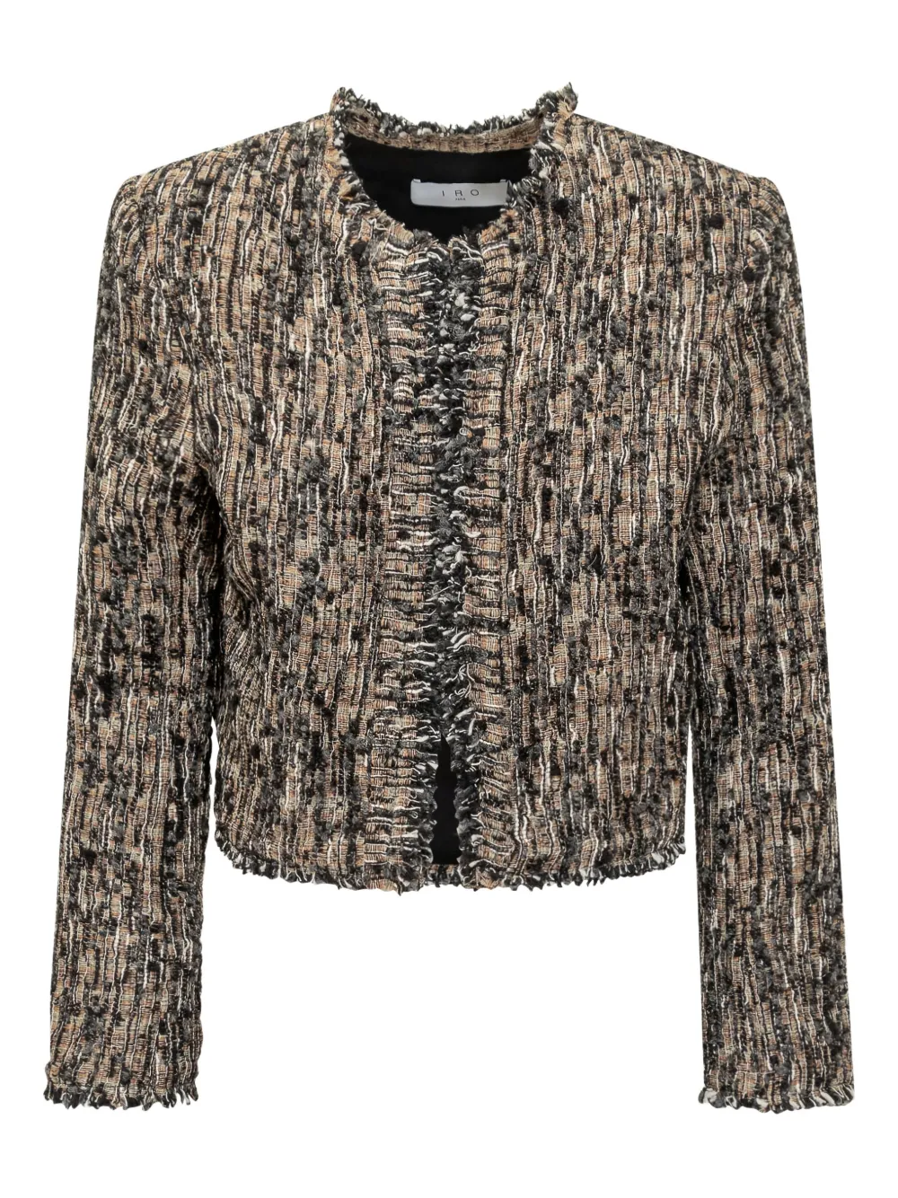 Твидовый жакет Carlia с бахромой IRO, нейтральный
Твидовый жакет Carlia с бахромой IRO, нейтральный