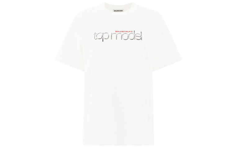Футболка женская Balenciaga с ярким логотипом, белый
Футболка женская Balenciaga с ярким логотипом, белый