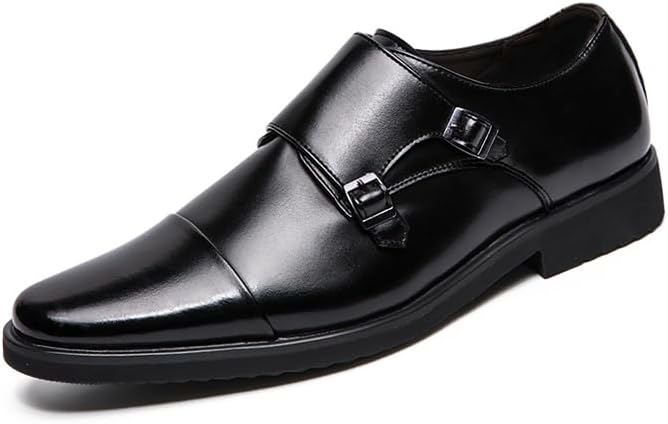 Мужские классические лоферы Santimon с монк-ремнем, слипоны с закрытым носком, формальная обувь, черный
Мужские классические лоферы Santimon с монк-ремнем, слипоны с закрытым носком, формальная обувь, черный