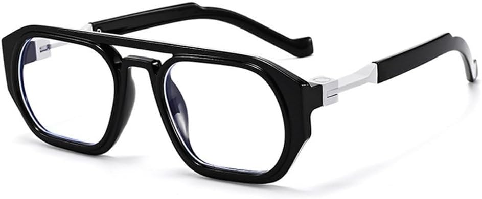 Ретро-солнцезащитные очки с многоугольными квадратными двойными перемычками для женщин, защита от УФ-излучения UV400, модные прозрачные градиентные линзы, трендовая оправа для мужчин SKFGNX, Black White Clear
Ретро-солнцезащитные очки с многоугольными квадратными двойными перемычками для женщин, защита от УФ-излучения UV400, модные прозрачные градиентные линзы, трендовая оправа для мужчин SKFGNX, Black White Clear