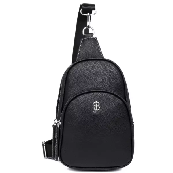 Сумка-слинг из веганской кожи Julia Buxton, черный
Сумка-слинг из веганской кожи Julia Buxton, черный