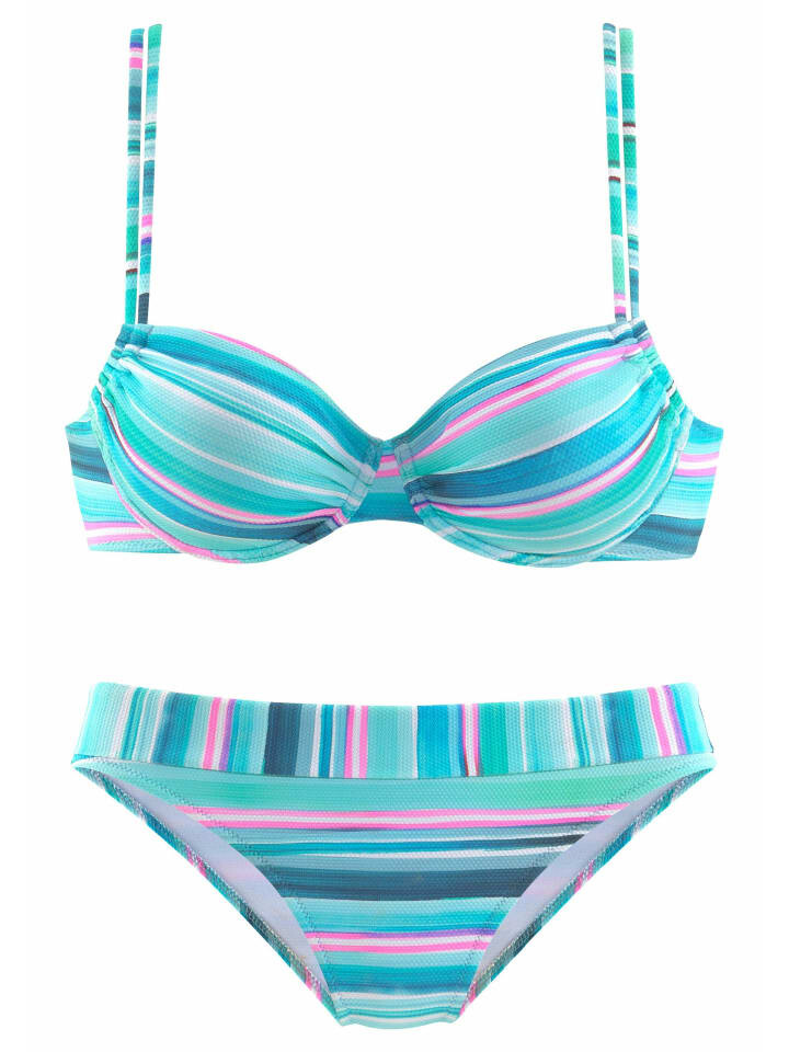 Комплект бикини Venice Beach, цвет türkis/gestreift
Комплект бикини Venice Beach, цвет türkis/gestreift