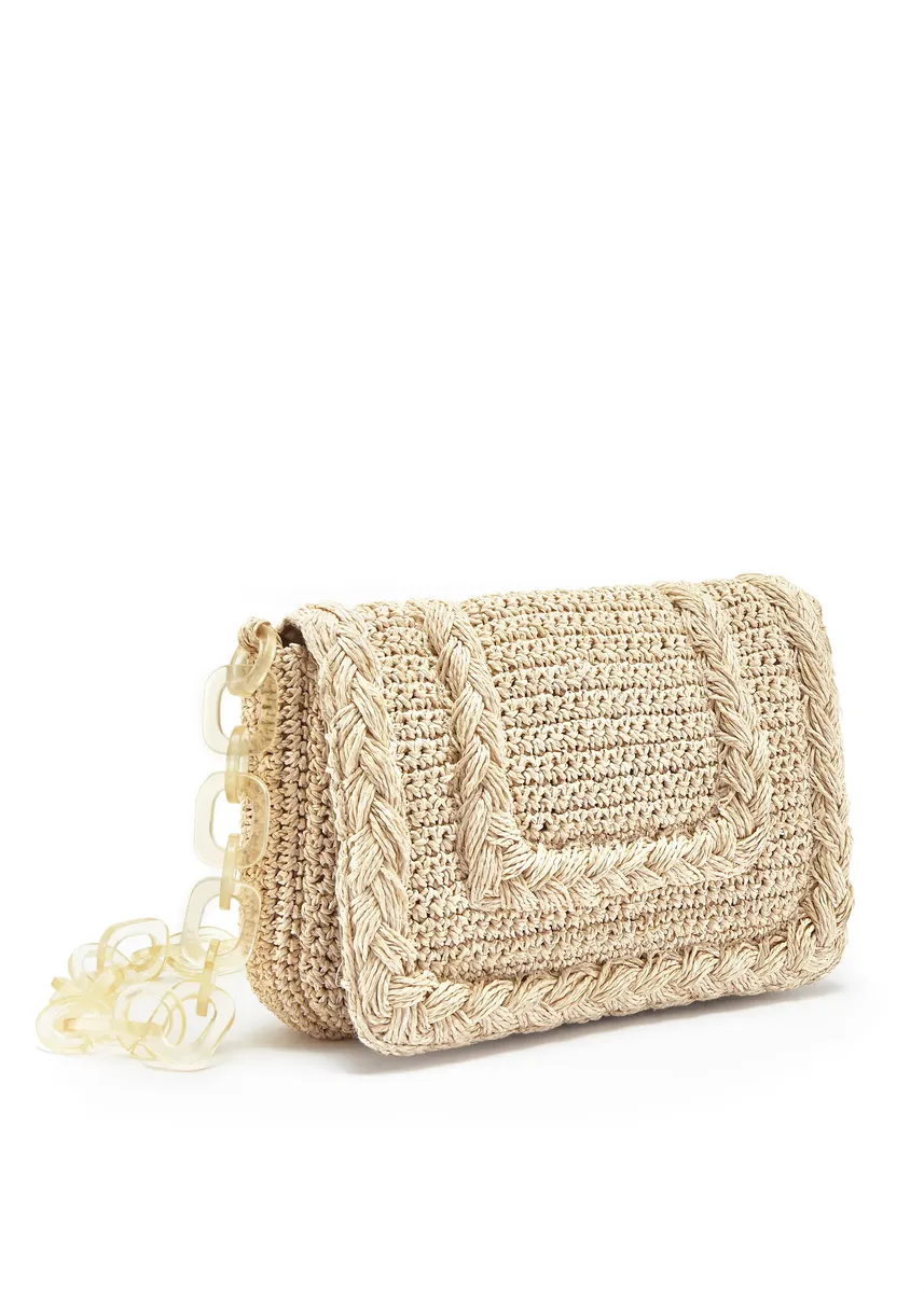 Мини-сумка Vivance "Beach Bag", сумка из рафии, дамская сумочка, сумка с ручкой-цепочкой, бежевый
Мини-сумка Vivance "Beach Bag", сумка из рафии, дамская сумочка, сумка с ручкой-цепочкой, бежевый