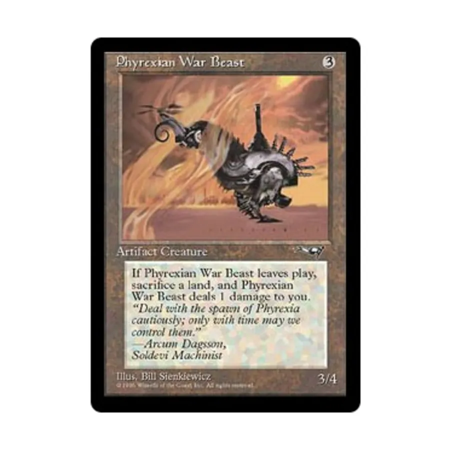 CCG Фирексийский боевой зверь - Вер. 1 (С1), MTG - Alliances
CCG Фирексийский боевой зверь - Вер. 1 (С1), MTG - Alliances