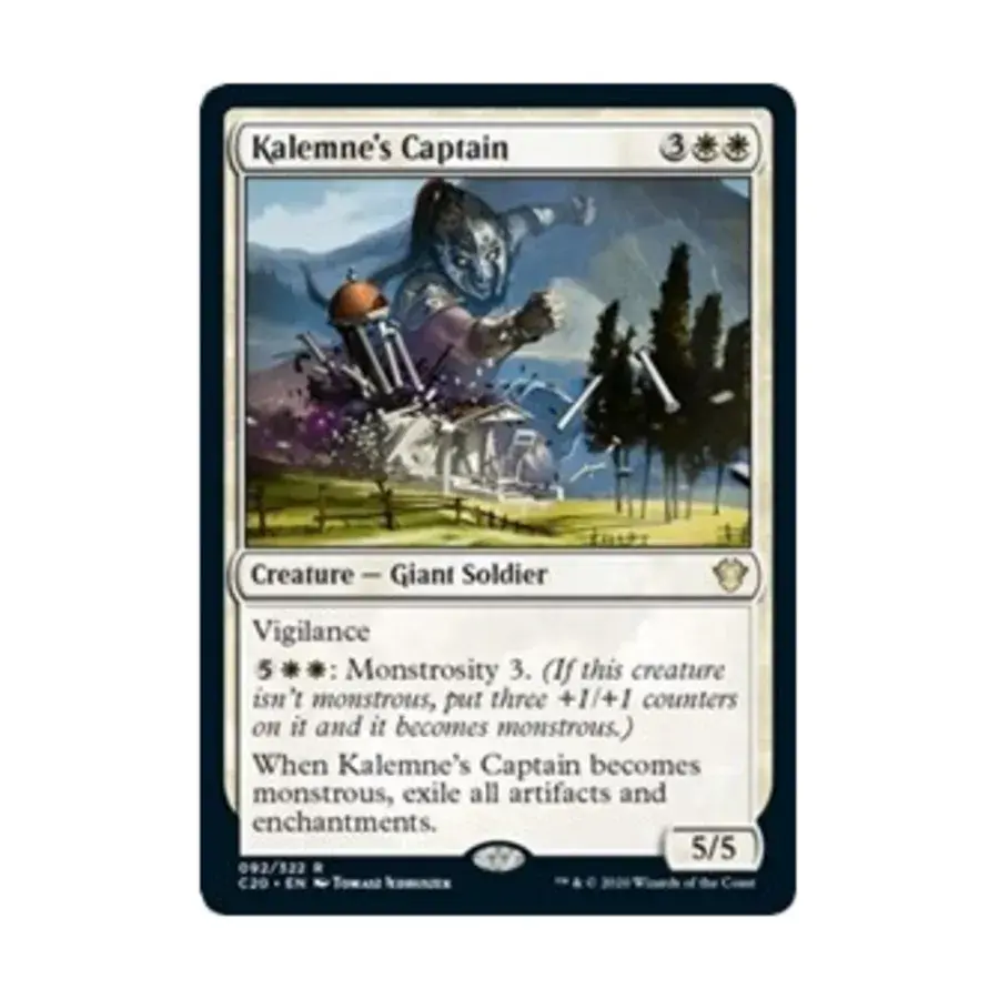 CCG Капитан Калемны ( клавиша R), MTG - Commander 2020
CCG Капитан Калемны ( клавиша R), MTG - Commander 2020