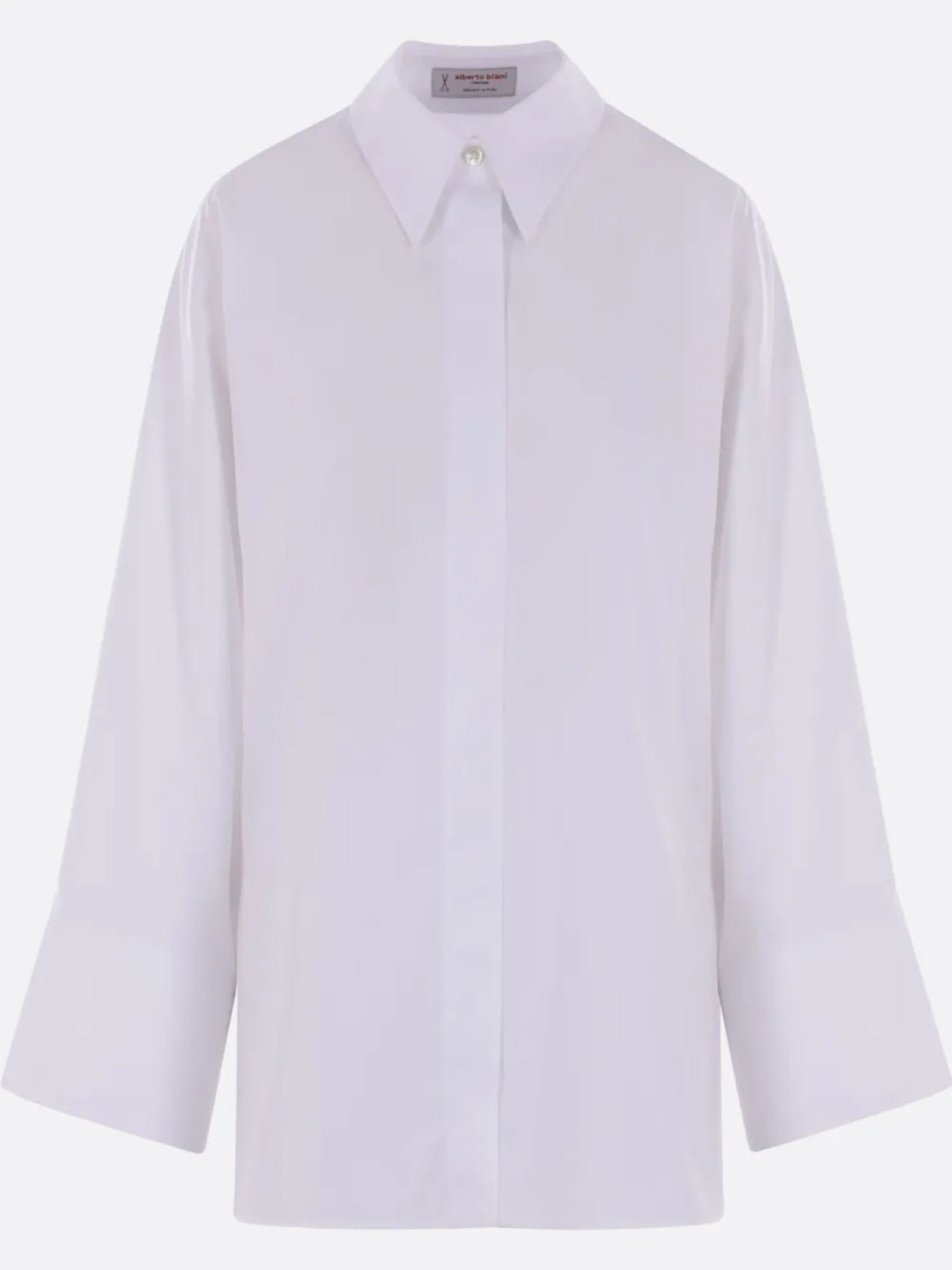 Рубашка из поплина Alberto Biani, белый 
Рубашка из поплина Alberto Biani, белый
