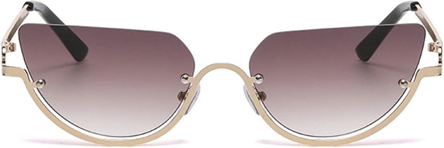 Willochra Модные маленькие многоугольные солнцезащитные очки для женщин 2025 года, металлические очки в полуободковой оправе, женские очки в стиле «кошачий глаз» в стиле Y2K, C5
Willochra Модные маленькие многоугольные солнцезащитные очки для женщин 2025 года, металлические очки в полуободковой оправе, женские очки в стиле «кошачий глаз» в стиле Y2K, C5