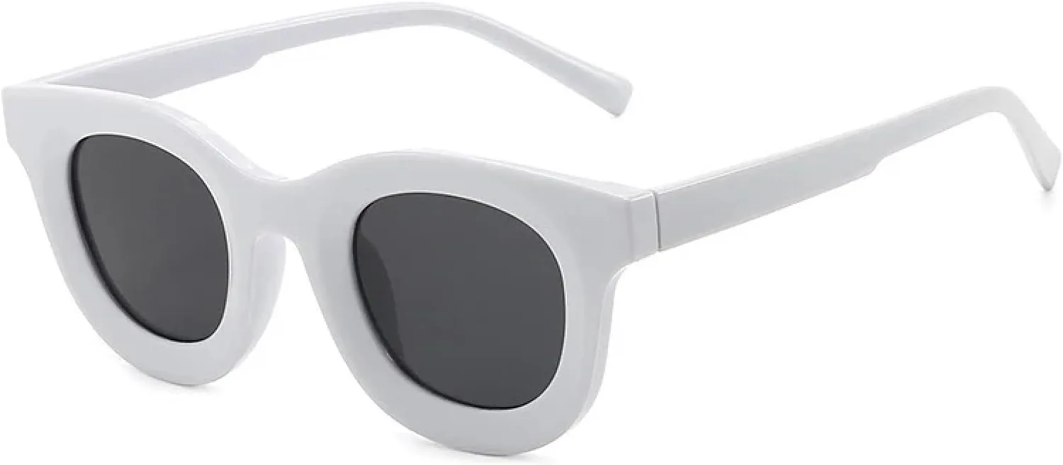Солнцезащитные очки с защитой от УФ-излучения UV400 | Круглые, разноцветные, женские, для занятий спортом на открытом воздухе и вождения DSVIGF, White Gray
Солнцезащитные очки с защитой от УФ-излучения UV400 | Круглые, разноцветные, женские, для занятий спортом на открытом воздухе и вождения DSVIGF, White Gray