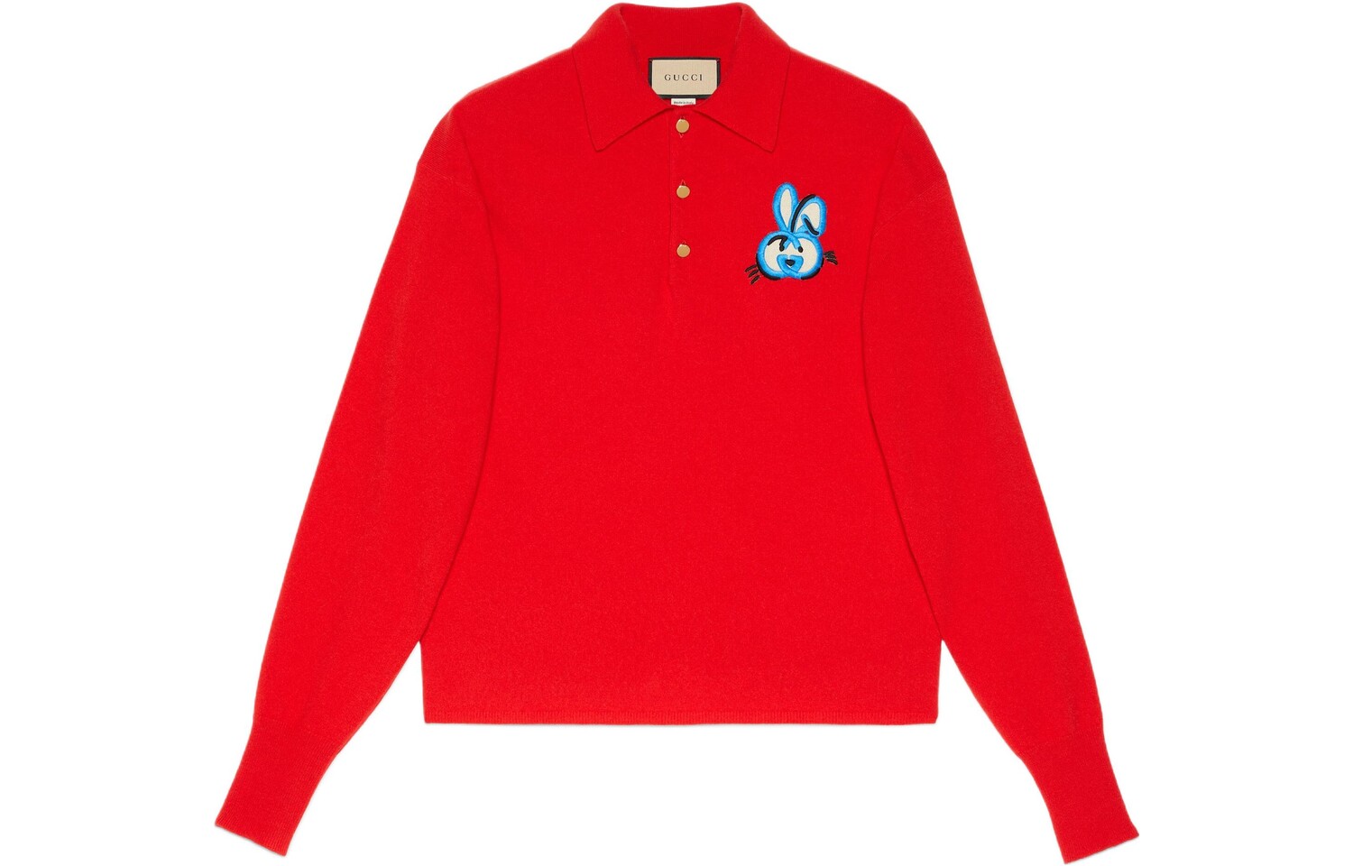 Китайский Новый год рубашка поло мужская красная Gucci, красный 
Китайский Новый год рубашка поло мужская красная Gucci, красный