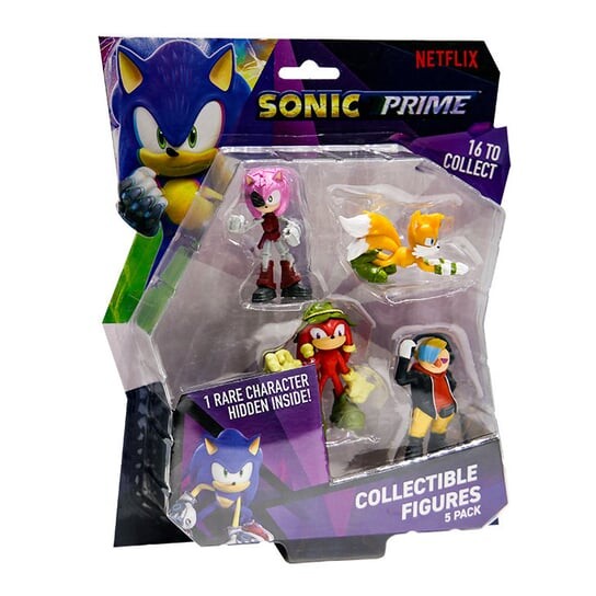 SONIC PRIME, Набор из 5 фигурок, Микс
SONIC PRIME, Набор из 5 фигурок, Микс