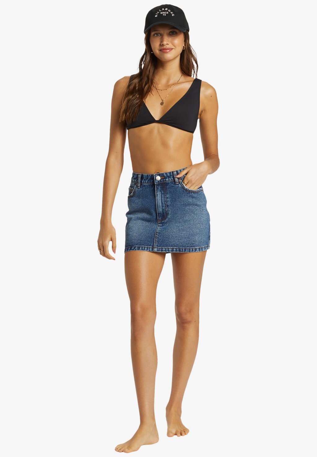 Мини-юбка Billabong, синий деним
Мини-юбка Billabong, синий деним