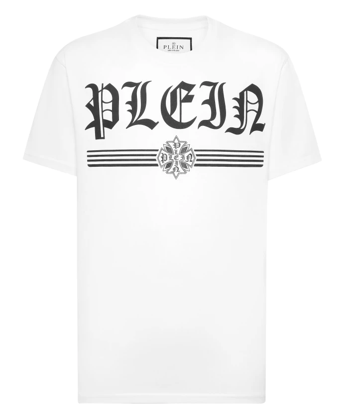 Футболка с круглым вырезом, готический стиль Philipp Plein, белый
Футболка с круглым вырезом, готический стиль Philipp Plein, белый