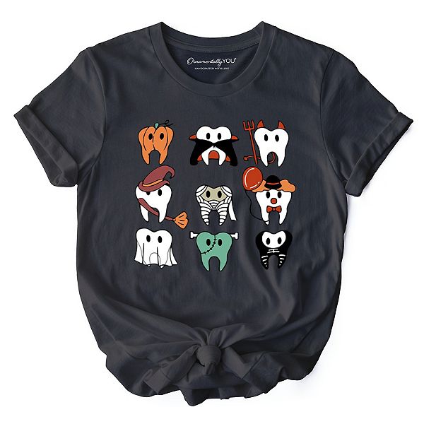 Футболка Spooky Halloween Dentist с монстром зубов для стоматологов Ornamentallyyou, Dark Gray
Футболка Spooky Halloween Dentist с монстром зубов для стоматологов Ornamentallyyou, Dark Gray