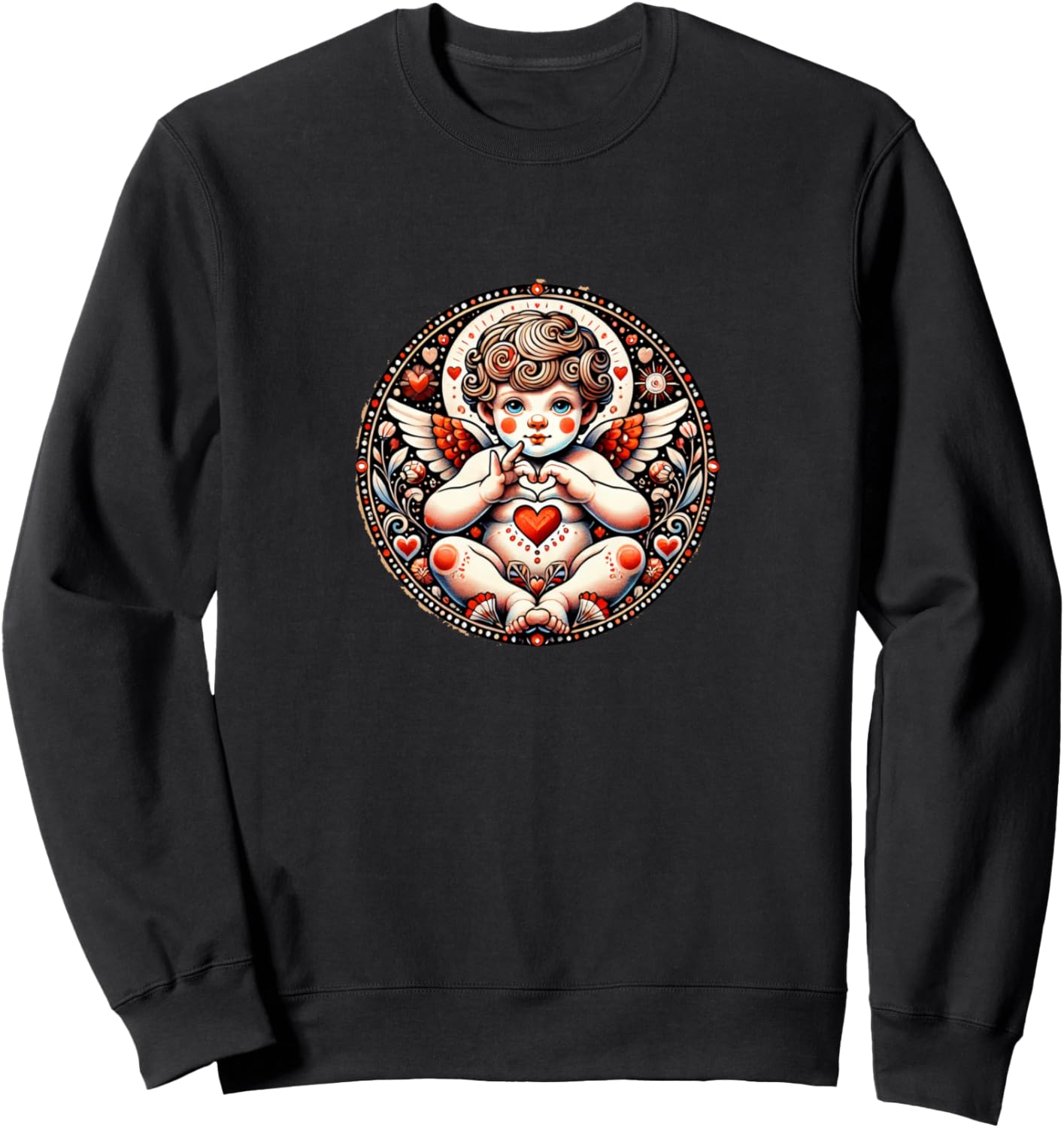 Футболка с милым херувимом ко Дню святого Валентина Valentines Lovers Snugg, черный
Футболка с милым херувимом ко Дню святого Валентина Valentines Lovers Snugg, черный