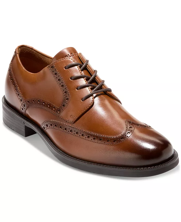 Мужские оксфорды Bedford Wingtip на шнуровке Cole Haan, коричневый
Мужские оксфорды Bedford Wingtip на шнуровке Cole Haan, коричневый