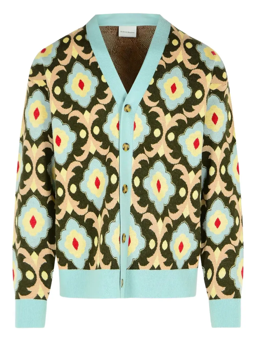 Кардиган La Maille Tapisserie с жаккардовым узором Drôle De Monsieur, зеленый
Кардиган La Maille Tapisserie с жаккардовым узором Drôle De Monsieur, зеленый