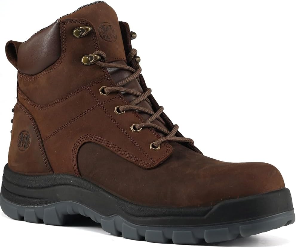 Мужские ботинки CONRAD EH 6 с мягким/композитным носком, противоскользящие, водонепроницаемые, защитные от проколов, прочные и дышащие, коричневый
Мужские ботинки CONRAD EH 6 с мягким/композитным носком, противоскользящие, водонепроницаемые, защитные от проколов, прочные и дышащие, коричневый