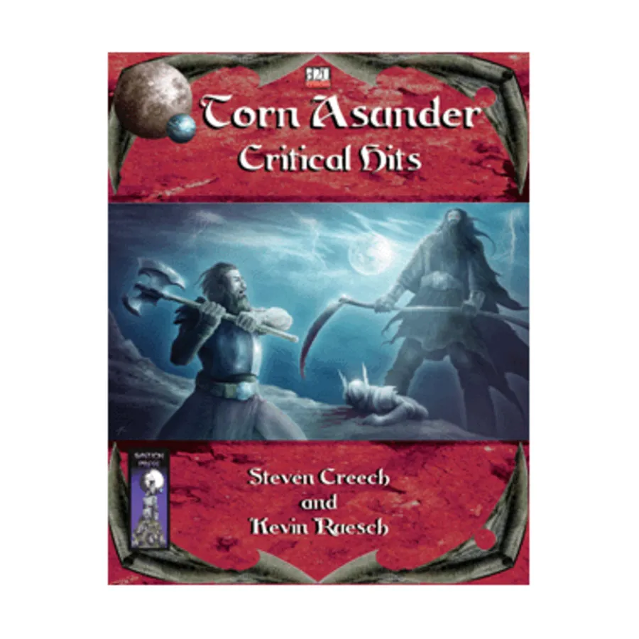 Torn Asunder - Critical Hits, Fantasy Supplements (Bastion Press) (d20), мягкая обложка
Torn Asunder - Critical Hits, Fantasy Supplements (Bastion Press) (d20), мягкая обложка