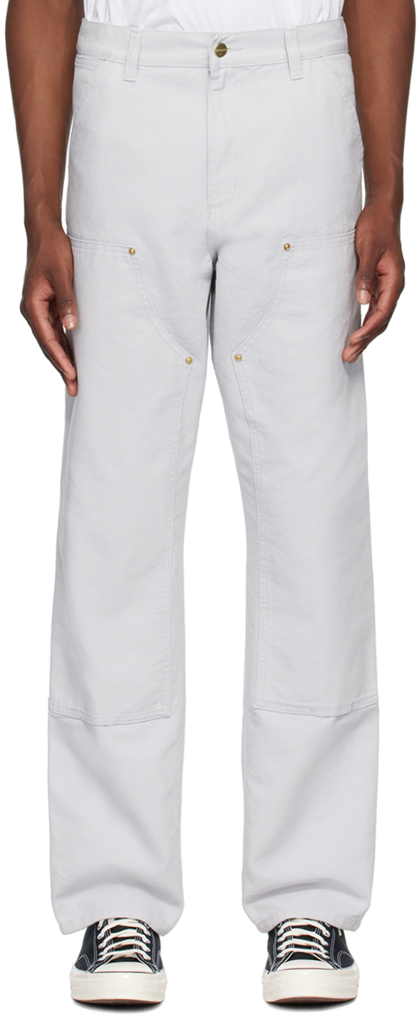 Серые брюки с двойным коленом Carhartt Work In Progress, Basalt
Серые брюки с двойным коленом Carhartt Work In Progress, Basalt