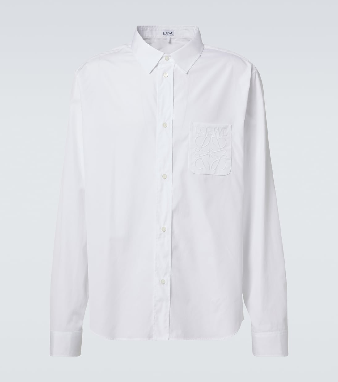 Рубашка из хлопкового поплина Anagram Loewe, белый
Рубашка из хлопкового поплина Anagram Loewe, белый