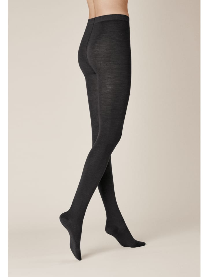 Kunert Чувственные влагоотводящие вязаные колготки из мериносовой шерсти черного цвета
Kunert Чувственные влагоотводящие вязаные колготки из мериносовой шерсти черного цвета