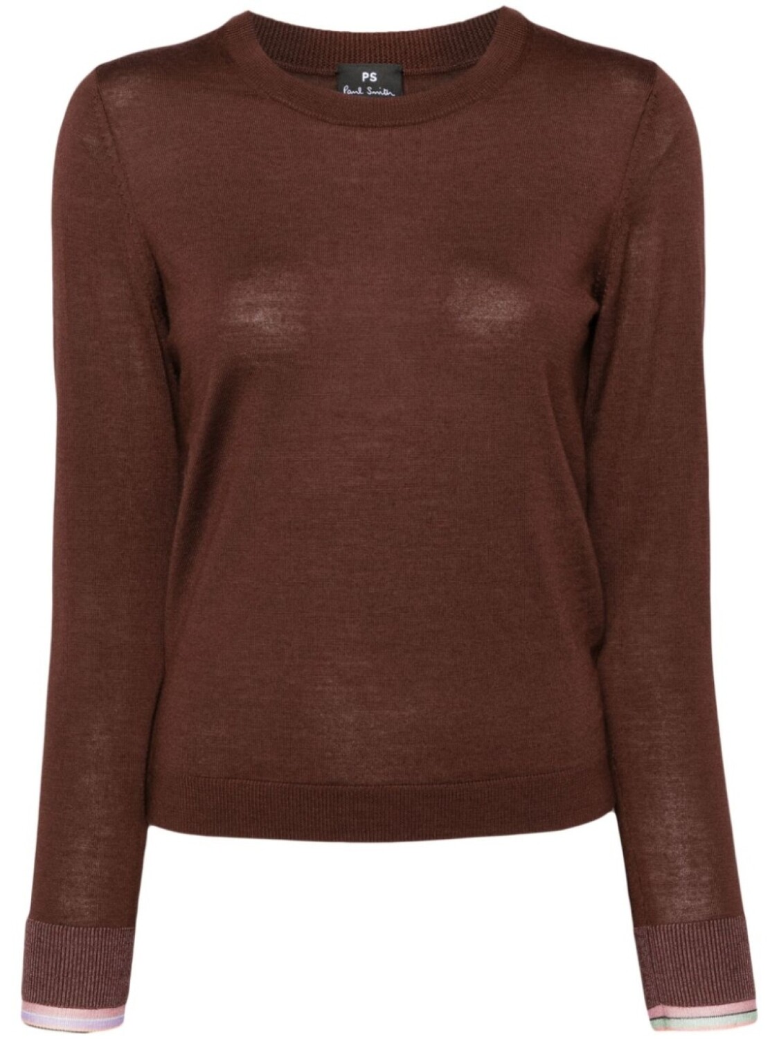 PS Paul Smith джемпер с отделкой в рубчик, коричневый
PS Paul Smith джемпер с отделкой в рубчик, коричневый
