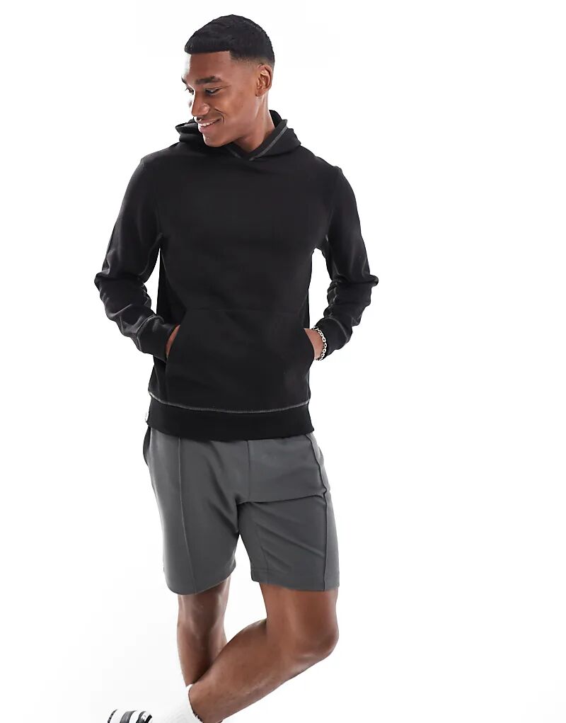 Толстовка с капюшоном с отделкой швами черного цвета Threadbare
Толстовка с капюшоном с отделкой швами черного цвета Threadbare