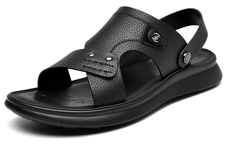 Пляжные сандалии мужские черные/коричневые HLA
Пляжные сандалии мужские черные/коричневые HLA