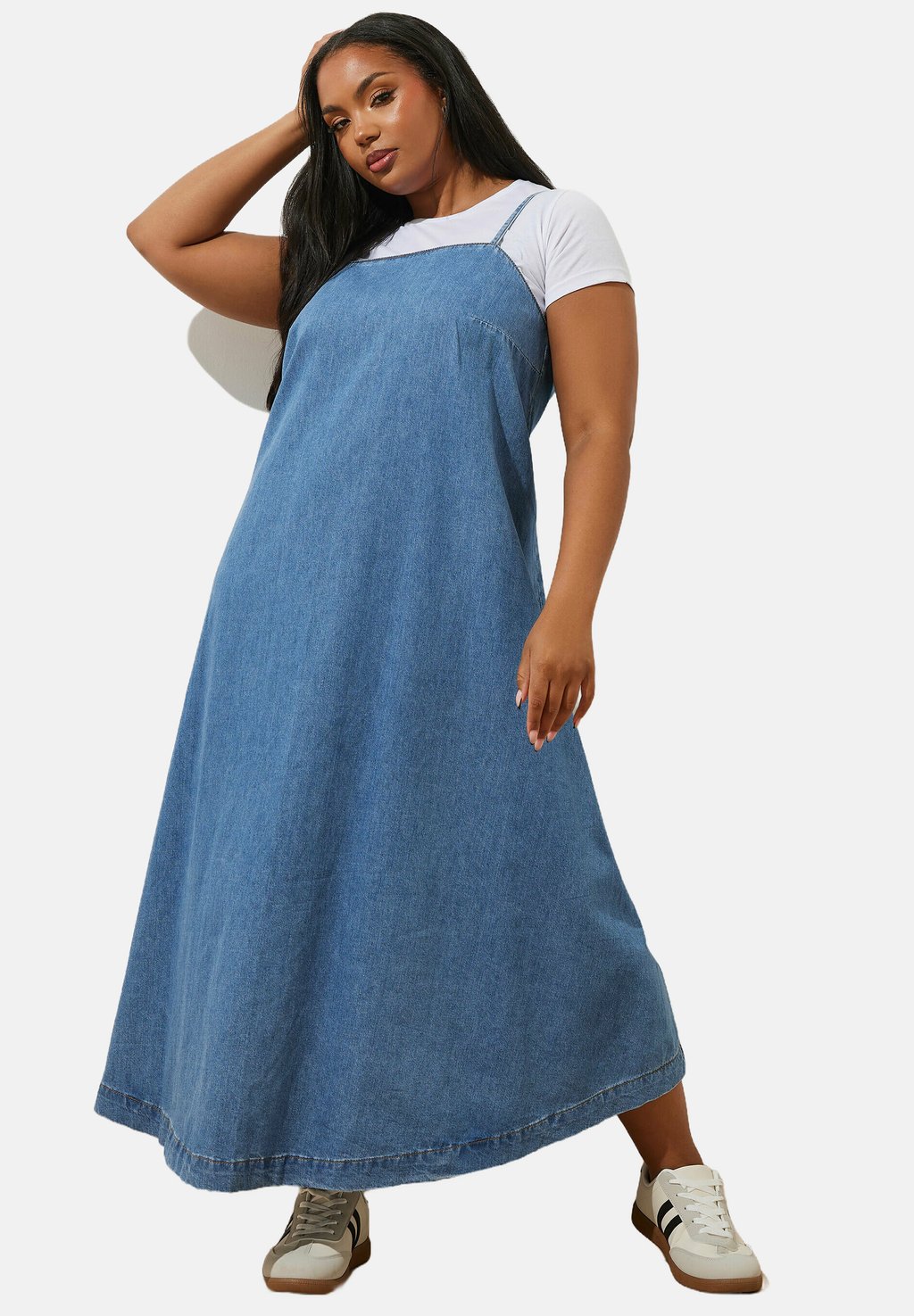 Платье макси Denim dress Yours Clothing, синий
Платье макси Denim dress Yours Clothing, синий